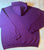 Royal Air Purple & Green Dotted Line Crew Neck